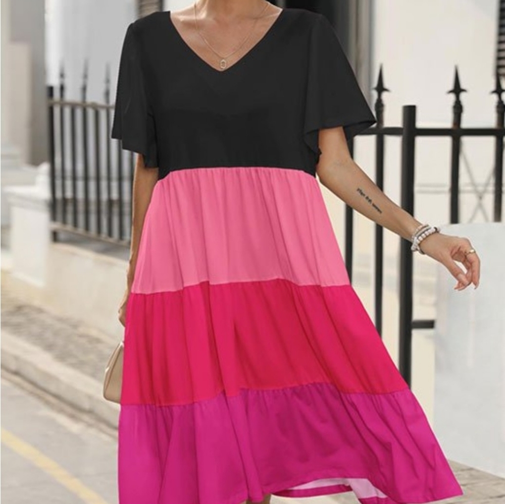 Color block dress